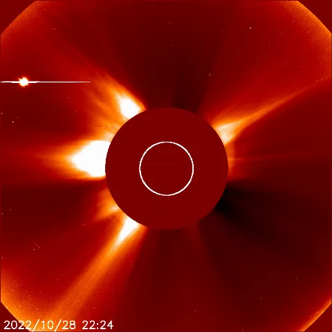 Image of solar wind