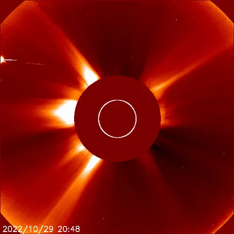 Image of solar wind