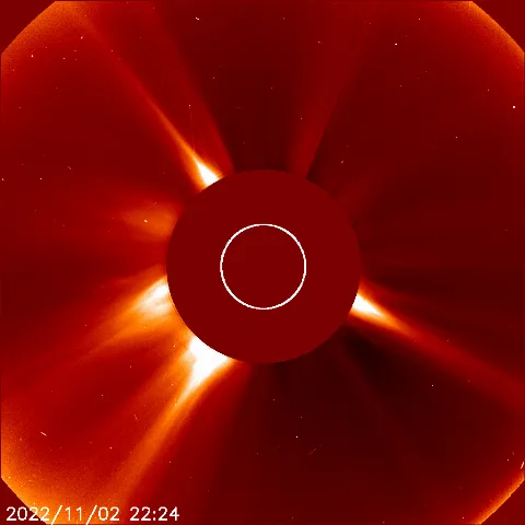 Image of solar wind