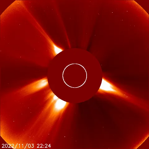 Image of solar wind