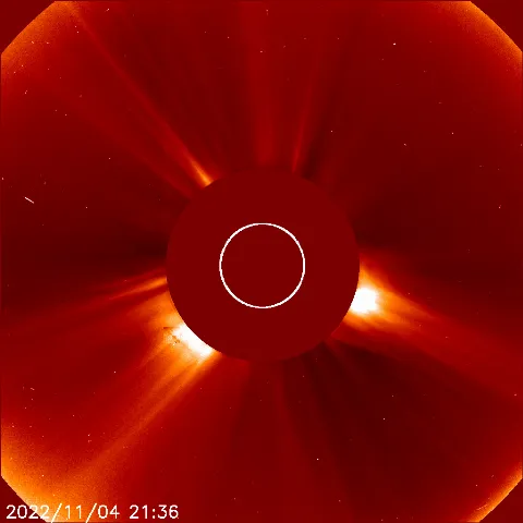 Image of solar wind