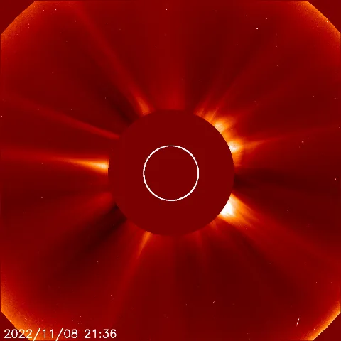 Image of solar wind