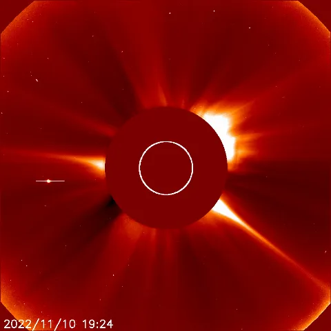 Image of solar wind