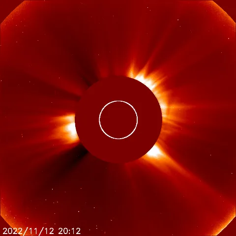 Image of solar wind