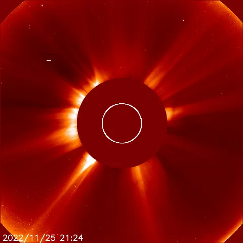 Image of solar wind