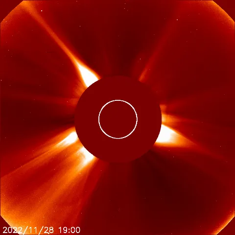 Image of solar wind