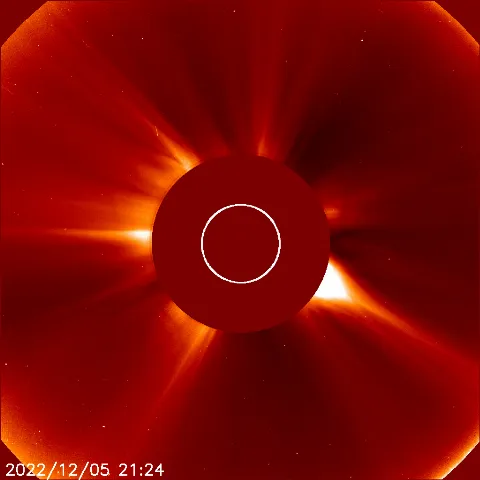 Image of solar wind