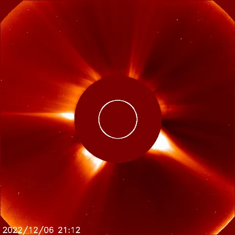 Image of solar wind