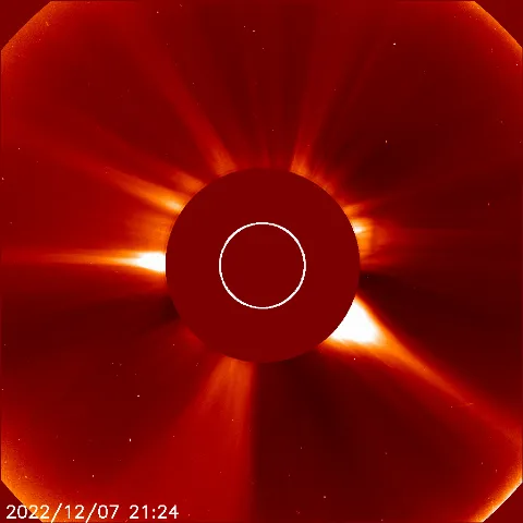 Image of solar wind