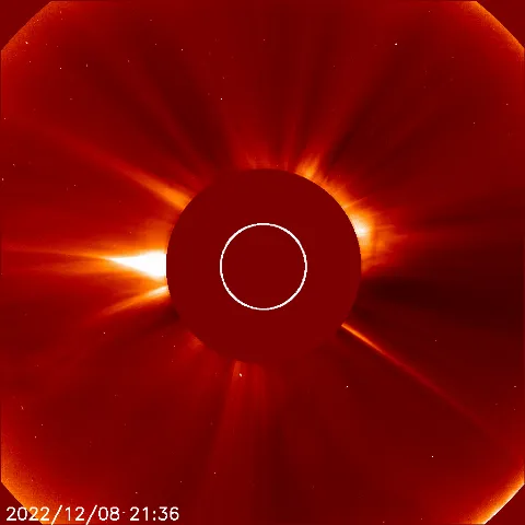 Image of solar wind