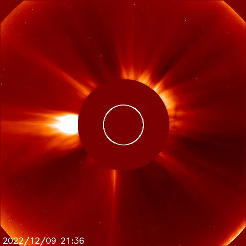 Image of solar wind