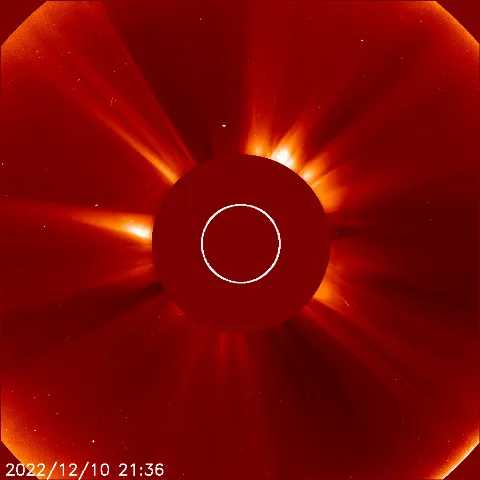 Image of solar wind