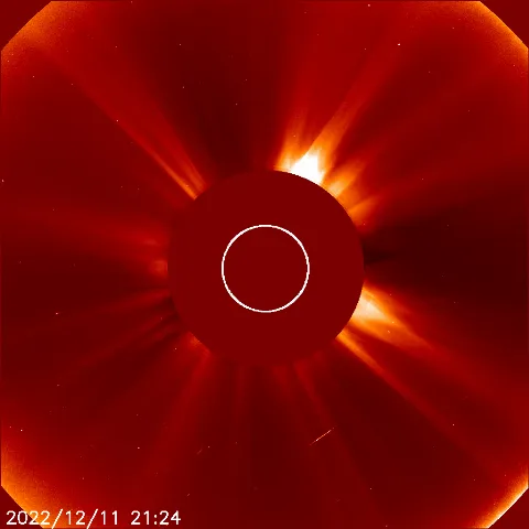 Image of solar wind