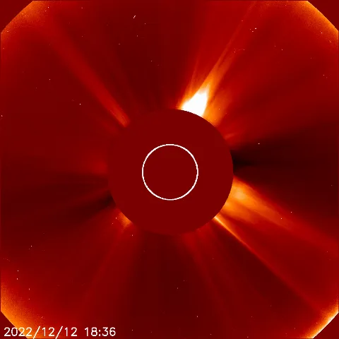 Image of solar wind