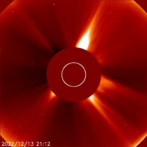 Image of solar wind