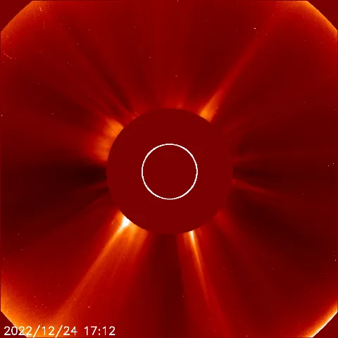 Image of solar wind