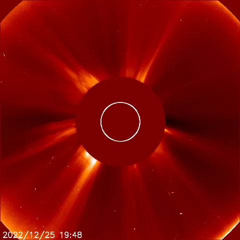 Image of solar wind