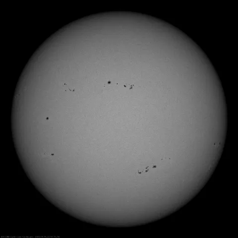 Image of Sun's photosphere