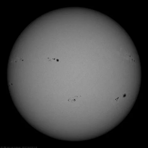 Image of Sun's photosphere