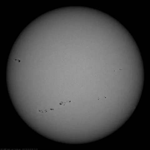 Image of Sun's photosphere