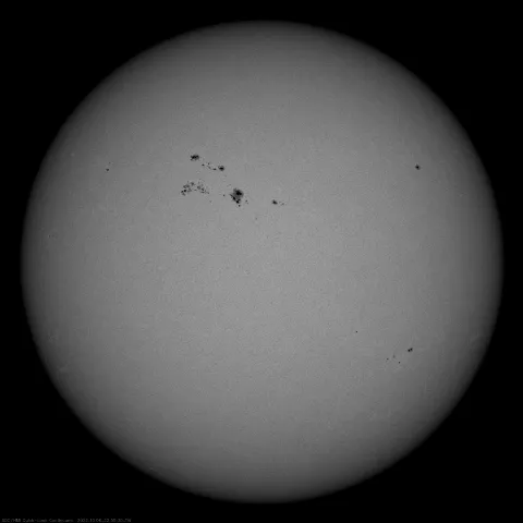 Image of Sun's photosphere