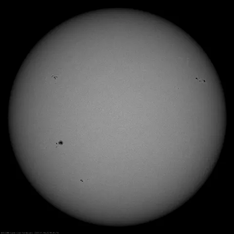 Image of Sun's photosphere