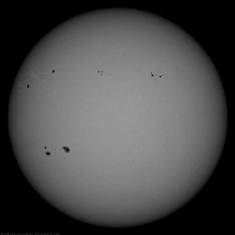 Image of Sun's photosphere