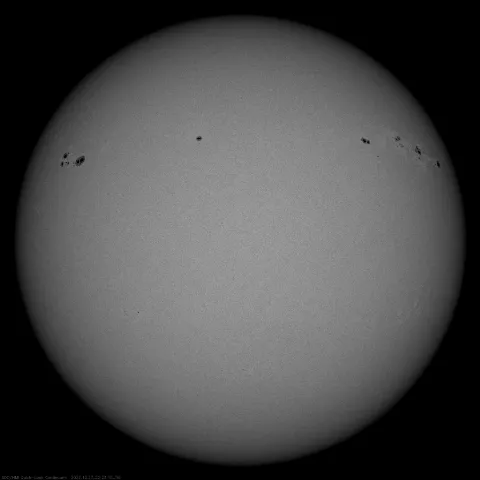 Image of Sun's photosphere