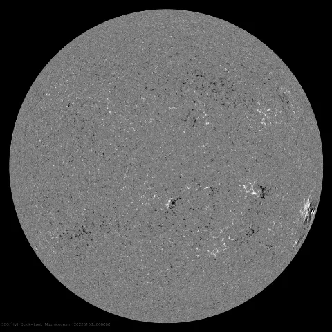 Image of Sun's magnetic field