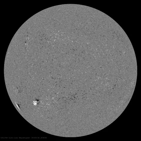 Image of Sun's magnetic field