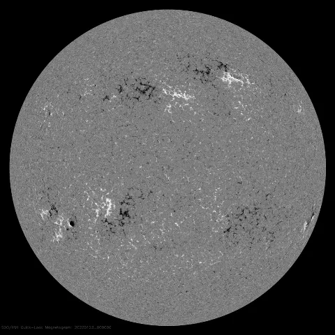 Image of Sun's magnetic field