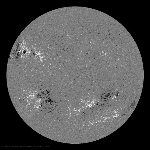 Image of Sun's magnetic field