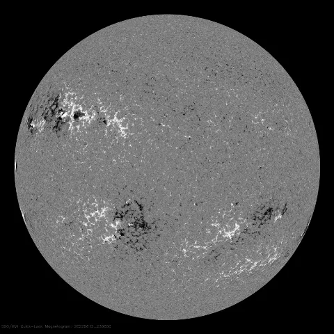 Image of Sun's magnetic field