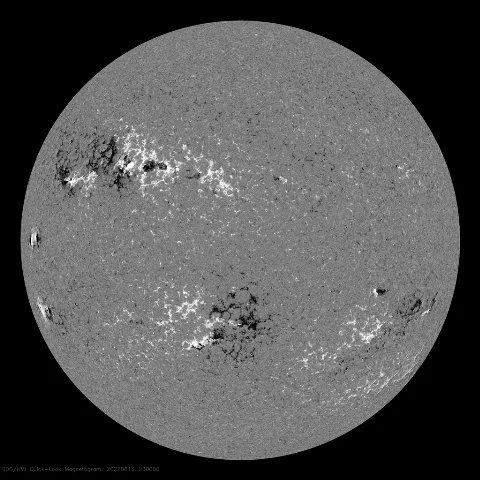 Image of Sun's magnetic field