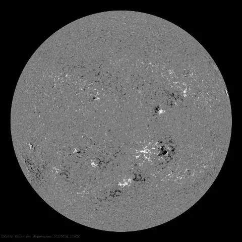 Image of Sun's magnetic field