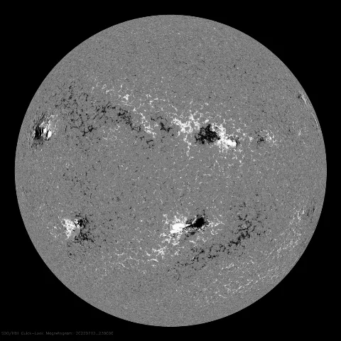 Image of Sun's magnetic field