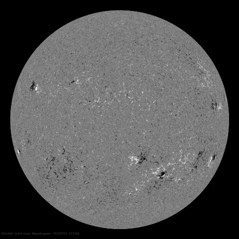 Image of Sun's magnetic field