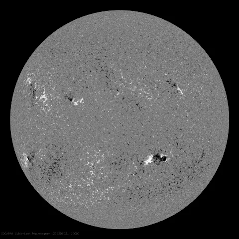 Image of Sun's magnetic field