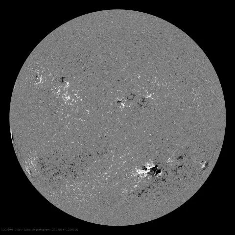 Image of Sun's magnetic field