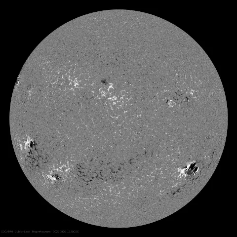 Image of Sun's magnetic field