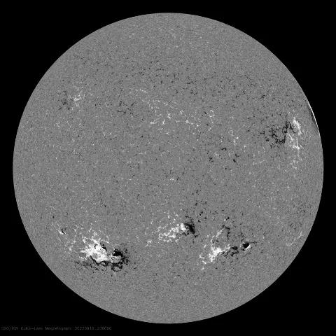 Image of Sun's magnetic field