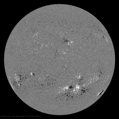 Image of Sun's magnetic field