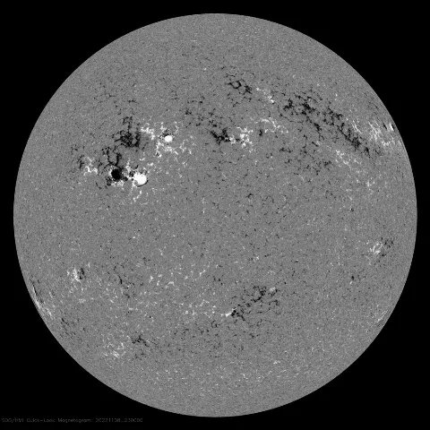 Image of Sun's magnetic field