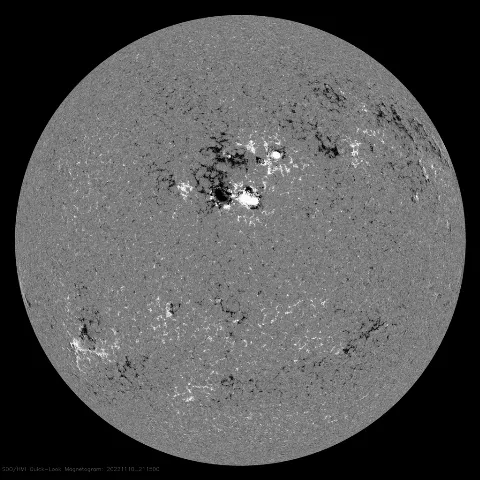 Image of Sun's magnetic field