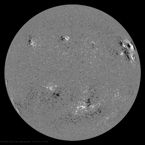 Image of Sun's magnetic field