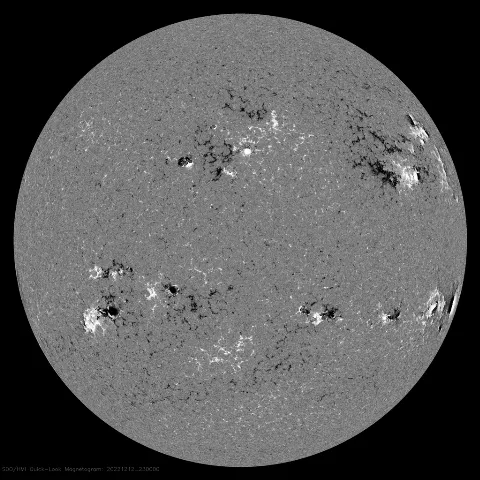 Image of Sun's magnetic field