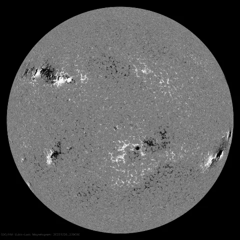 Image of Sun's magnetic field