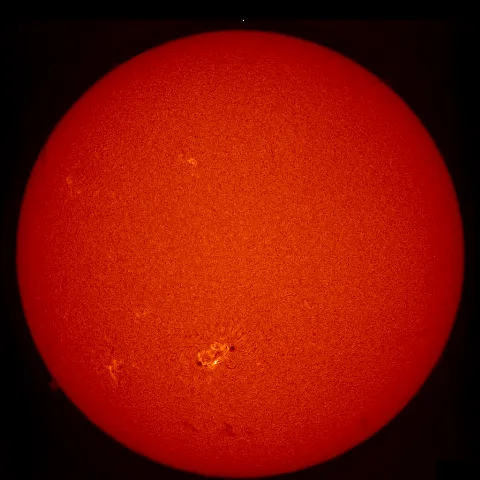 Image of Sun's chromosphere