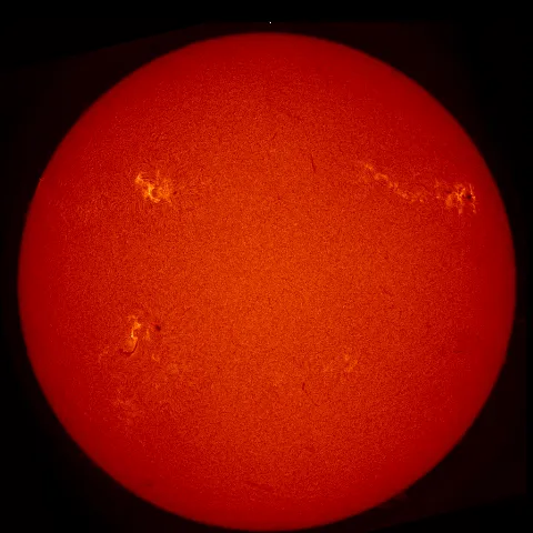 Image of Sun's chromosphere