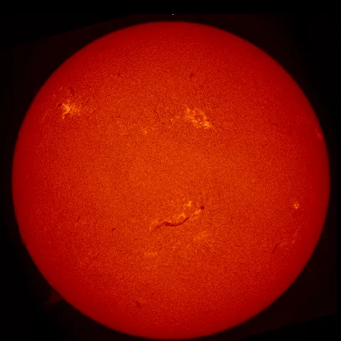 Image of Sun's chromosphere